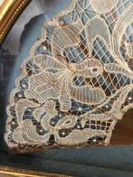 Handwaaier - Katoen, Hout, Hoorn - Ventilatierooster met