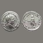 Romeinse Rijk. Caracalla (198-217 n.Chr.). Denarius 214 apr., Postzegels en Munten
