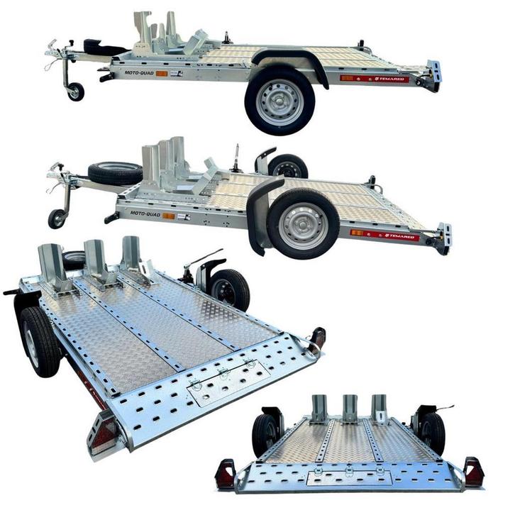 TEMARED MotoQuad 2616 Motoraanhanger | Hydraulisch | 264x161, Auto diversen, Aanhangers en Bagagewagens, Nieuw, Ophalen