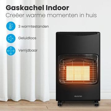 2dekans | Auronic Mobiele Gaskachel - met Wieltjes - tot 60 beschikbaar voor biedingen