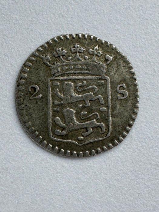 Nederland, West-Friesland Wapenstuiver 1786 (Zonder, Timbres & Monnaies, Monnaies | Pays-Bas