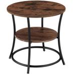 tectake Bijzettafel Saint Louis - Industrieel hout donker, r, Huis en Inrichting, Tafels | Bijzettafels, Verzenden, Nieuw