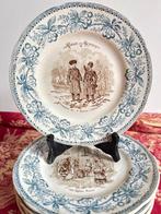 HB & Cie - Hippolyte Boulenger et Cie. - Dessertservies (6), Antiek en Kunst, Curiosa en Brocante