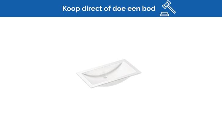 Bieden: Alape EB.R800 build in Washbasin 800 x, Bricolage & Construction, Sanitaire, Enlèvement ou Envoi