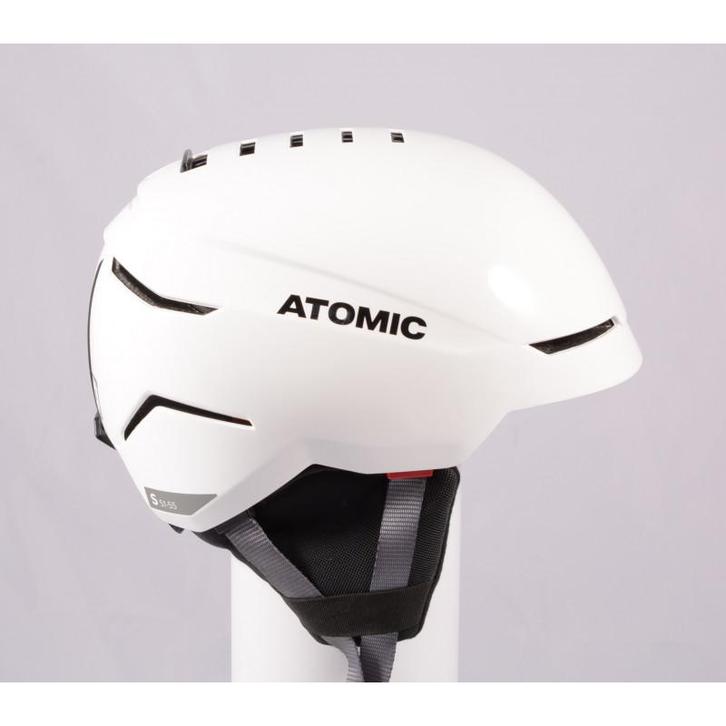 51 52 53 54 55 skihelm/snowboardhelm ATOMIC SAVOR, WHITE/gre, Sport en Fitness, Skiën en Langlaufen, Ski, Overige typen, Gebruikt