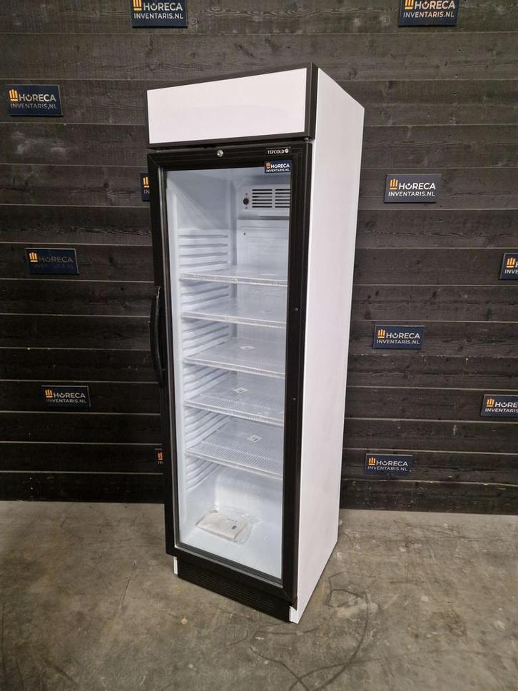 Koelkast | glasdeur met verlichte kap | Tefcold | wit |, Zakelijke goederen, Horeca | Keukenapparatuur, Nieuw in verpakking, Koelen en Vriezen
