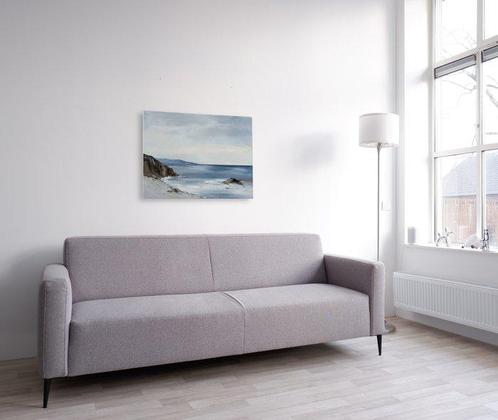 Matthieu van Riel - Bay of Biscay France, Antiek en Kunst, Kunst | Schilderijen | Modern