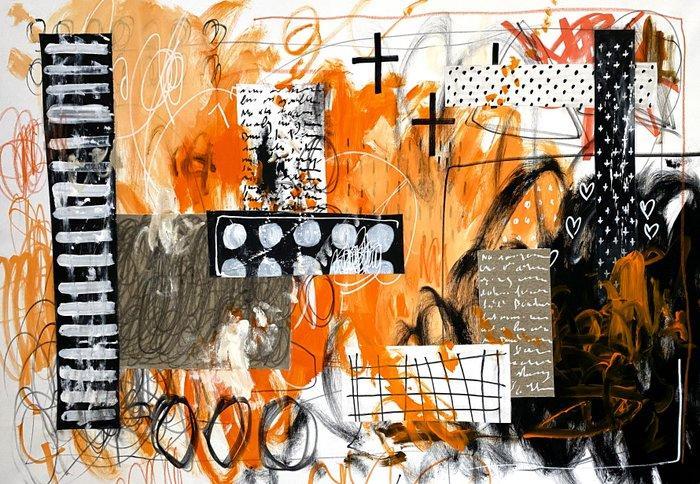 Evan Kotowsky - Spritz - XXL, Antiek en Kunst, Kunst | Schilderijen | Modern