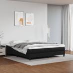 vidaXL Boxspring bed kunstleer zwart 160x200 cm, Verzenden, Nieuw