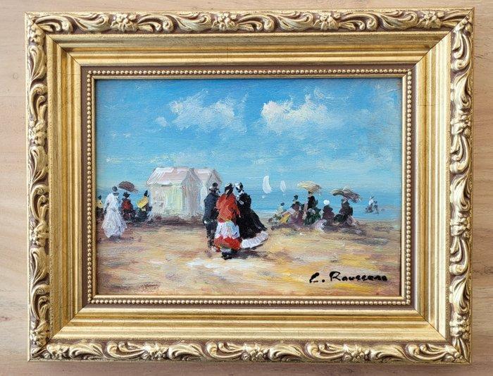 Camille Rousseau (1949) - Dimanche en Normandie ~, Antiek en Kunst, Kunst | Schilderijen | Klassiek