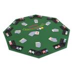 vidaXL Dessus de table de poker pour 8 joueurs 2 plis, Verzenden