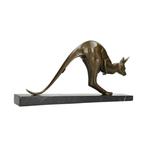 STB-ART - sculptuur, Kangaroo - 17 cm - Brons, Marmer