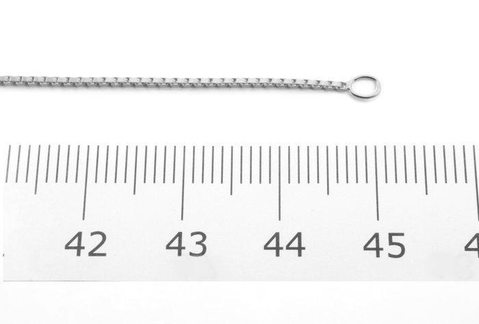 Halsketting - 18 karaat Witgoud, Handtassen en Accessoires, Kettingen