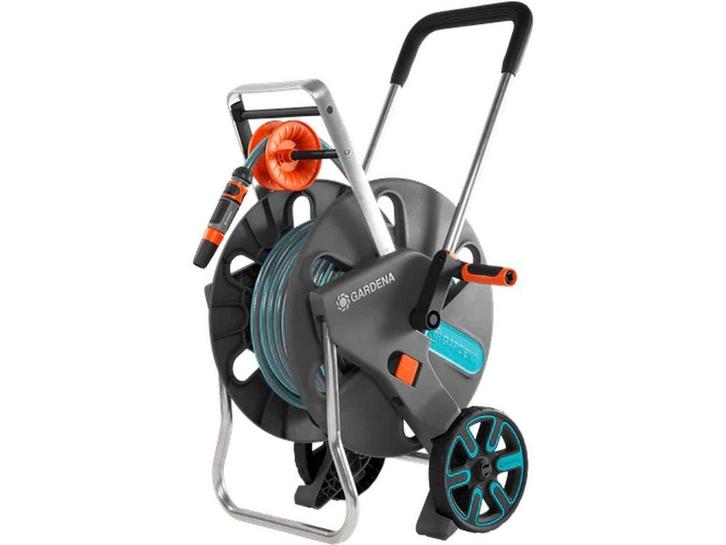 GARDENA AquaRoll L Easy - Slangenwagen met 25 m slang -, Huis en Inrichting, Woonaccessoires | Overige, Zo goed als nieuw, Verzenden