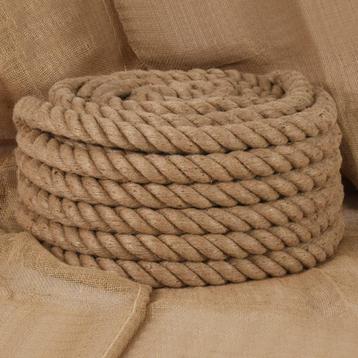 vidaXL Touw 10 m lang 60 mm dik jute, Verzenden