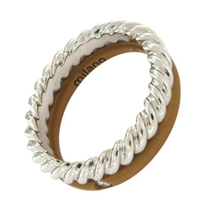 Pomellato - Ring - Milano - 18 karaat Witgoud Diamant, Handtassen en Accessoires, Ringen