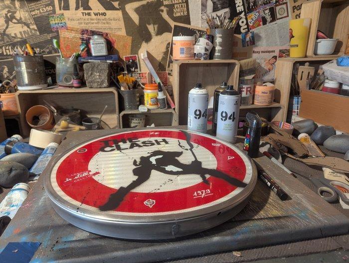 EG144 (XX-XXI) - The Clash - LONDON is still CALLING, Antiek en Kunst, Kunst | Schilderijen | Modern