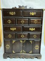Commode - Bois, Métal, Noyer, Antiek en Kunst