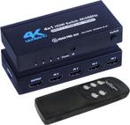 DrPhone HS6 4K HDMI Switch 4x1 4K@60Hz - 4 IN 1 Out met, TV, Hi-fi & Vidéo, Verzenden