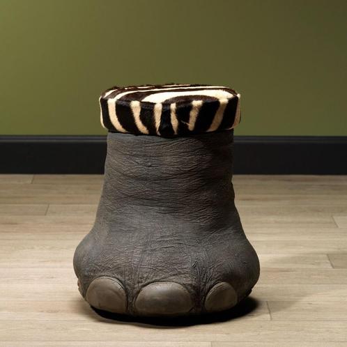 Olifant Voorpoot Replica Taxidermie Opgezette Dieren By Max, Verzamelen, Dierenverzamelingen, Opgezet dier, Nieuw, Wild dier, Ophalen of Verzenden