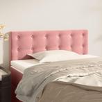 vidaXL Hoofdbord 80x5x78/88 cm fluweel roze, Huis en Inrichting, Verzenden, Nieuw