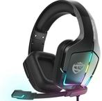 2dekans | SoulBytes S12 RGB Over-ear Koptelefoons - Gaming, Computers en Software, Headsets, Ophalen of Verzenden, Nieuw