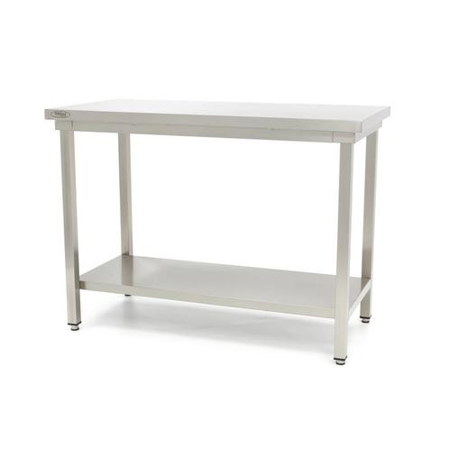 Table en acier inoxydable - 80 x 60 cm - hauteur réglable -, Zakelijke goederen, Horeca | Keukenapparatuur, Ophalen of Verzenden