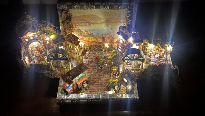 Kerststal Presepe artistico, san gregorio armeno - unico, Antiek en Kunst, Kunst | Niet-Westerse kunst