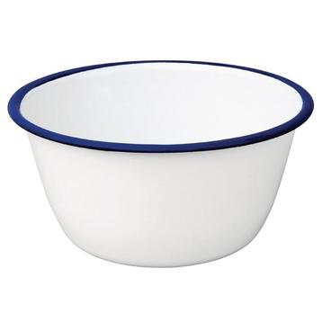 Schaaltjes | Geëmailleerd Staal | Wit/Blauw | 88cl | 6, Verzenden