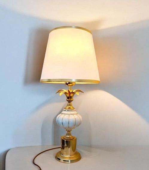 Massive - Tafellamp - Keramiek, Messing, Metaal - Ananas, Antiek en Kunst, Curiosa en Brocante
