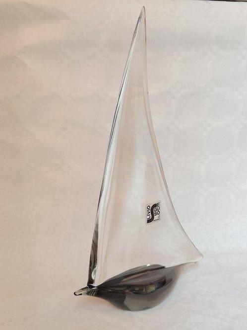 livio seguso - Livio Seguso - Sculpture, Barca a vela - 32, Antiek en Kunst, Antiek | Glaswerk en Kristal