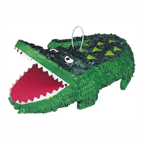 Pinata Krokodil 45cm, Hobby en Vrije tijd, Feestartikelen, Nieuw, Verzenden