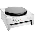 Crêpes Bakplaat | Elektrisch | Oppervlak Ø400 (RVS) | 3kW, Verzenden, Nieuw in verpakking