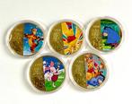 Themacollectie - Prachtige collectie van 5 Disney vergulde, Nieuw