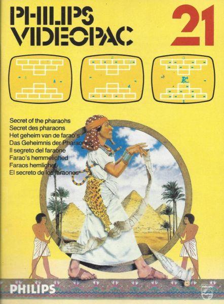 Philips Videopac 21 Secret of the Pharaohs-Standaard, Computers en Software, Vintage Computers, Ophalen of Verzenden
