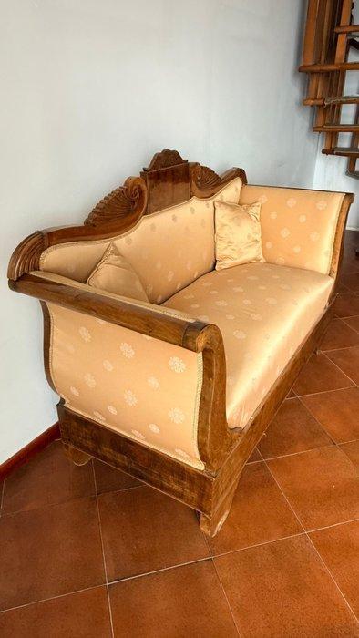 Sofa - Walnoot, Antiek en Kunst, Antiek | Meubels | Stoelen en Sofa's