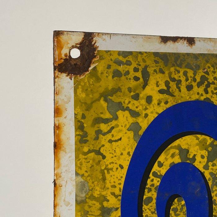 Minerva - Reclamebord - Gemaakt van 1,5 mm ijzer en emaille, Antiek en Kunst, Antiek | Wandborden en Tegels