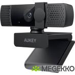 AUKEY PC-LM7 webcam 2 MP 1920 x 1080 Pixels USB Zwart, Computers en Software, Webcams, Verzenden, Nieuw