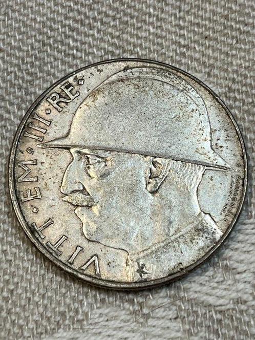Italië, Koninkrijk Vittorio Emanuele III. 20 Lire 1928, Postzegels en Munten, Munten | Europa | Niet-Euromunten