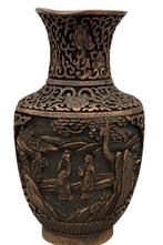 Vase - Céramique, Cuivre - Italie - Matériau et chaud (Sans