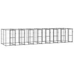 vidaXL Hondenkennel 19,36 m² staal, Verzenden, Nieuw