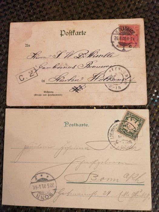 Duitsland - 120 Ansichtkaarten uit Duitsland vanaf 1898 -, Collections, Cartes postales | Étranger