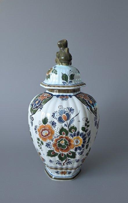 Vase avec couvercle (3) - Faïence de Delft - Delft, Antiek en Kunst, Curiosa en Brocante