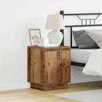 vidaXL Nachtkastje met Oud Hout 39 x 34.5 x 50 cm Bewerkt, Verzenden, Nieuw