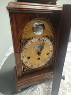 Pendule de cheminée - Wuba - - Laiton doré, Acajou -