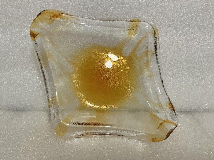 La Murrina - Tafelmiddenstuk - Muranoglas - Decoro amber en, Antiek en Kunst, Antiek | Glaswerk en Kristal