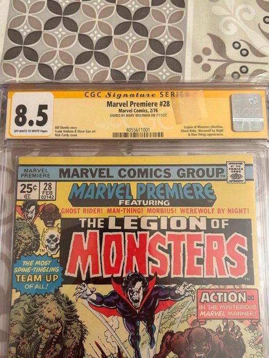 Marvel Premiere #28 - The Legion of Monsters - Signed by, Boeken, Strips | Comics