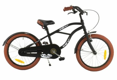 2Cycle Cruiser - Mat-Zwart - Jongensfiets 5 tot 7 jaar, Vélos & Vélomoteurs, Vélos | Vélos pour enfant, Envoi