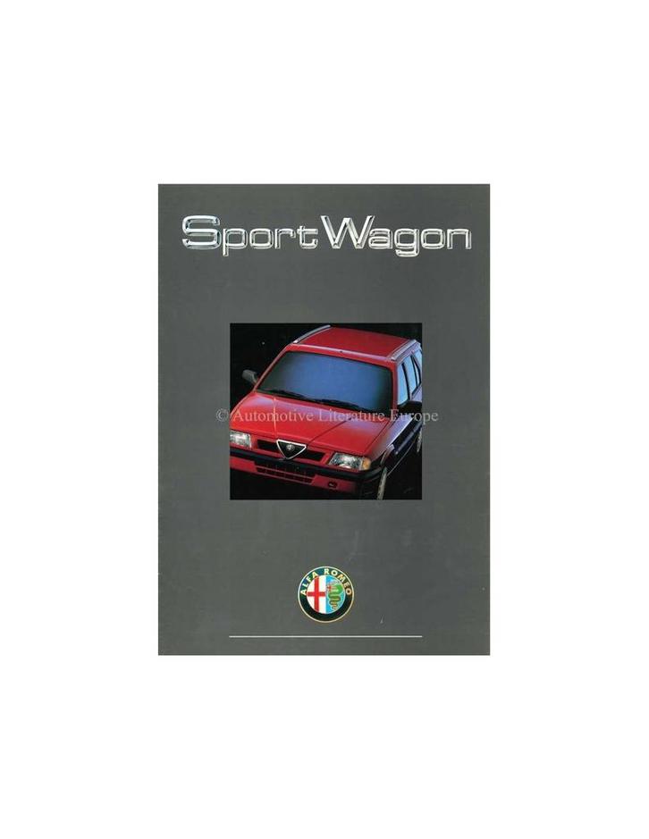1990 ALFA ROMEO SPORTWAGON BROCHURE ITALIAANS, Livres, Autos | Brochures & Magazines, Enlèvement ou Envoi