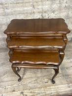 Set bijzettafels (3) - Hout - set tafels queen anne